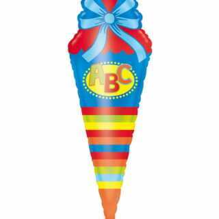 Folienballon ABC Schultüte 111cm Geschenkartikel