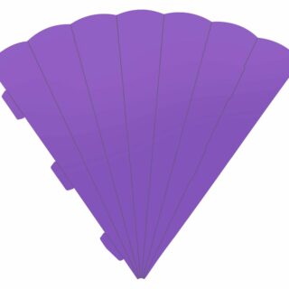 Schultüten-Zuschnitt - Violett