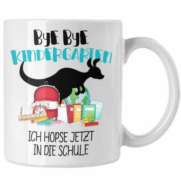 Trendation Tasse "Trendation - Schulkind 2022 Einschulung Mädchen Junge Geschenk Schultüte Tasse Schulstart 1. Schultag Schuleinführung Schulanfang Geschenkidee"