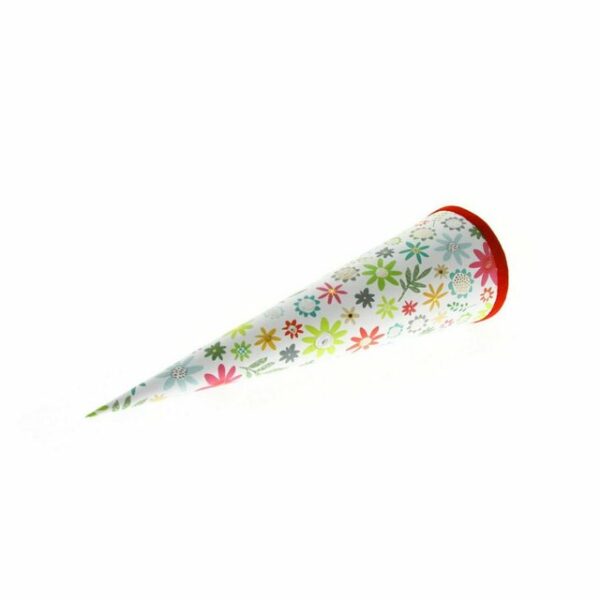 Goldbuch Schultüte Goldbuch Geschwistertüte Blumen mit Applikation - 35cm