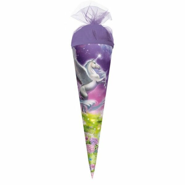 Roth Schultüte Roth Schultüte Magic Pegasus 22cm, rund, Tüllverschluss