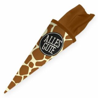 itenga Schultüte itenga Geschwister Schultüte 35cm Muster Giraffe A