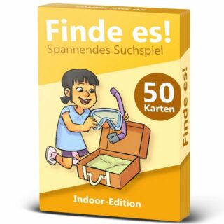 GLÜCKSWOLKE Spiel, Finde es I Deine Umgebung neu entdecken Outdoor & Indoor Schatzsuche für Kinder I Entdecker Spielzeug, Spiele ab 4, 5, 6, 7, 8 Jahre I cooles Geschenk für Mädchen und Junge