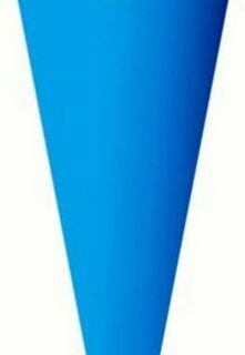 Heyda Schultüte HEYDA 204870068 Schultüten-Rohling 70 cm Ø 19 cm blau