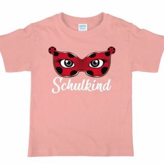 T-Shirt Total T-Shirt Rosa Ladybug T-Shirt zum Schulanfang "Schulkind