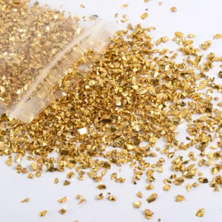 20/40g Crushed Gold Glass Fake Stones Resin Filler For DIY Crafts Nail Art Decorations Handmade UV Epoxy Jewelry Making Fillings