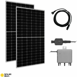 830W/600W Balkonkraftwerk, Upgradebar 800W, Photovoltaik Solaranlage Steckerfertig