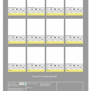 CALVENDO Wandkalender Playlist DIY Bastel-Kalender (Premium, hochwertiger DIN A2 Wandkalender 2023, Kunstdruck in Hochglanz)
