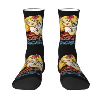 Cool Candy Candy Socks Women Men Warm 3D Print Japanese Manga Works Basketball Sports Socks