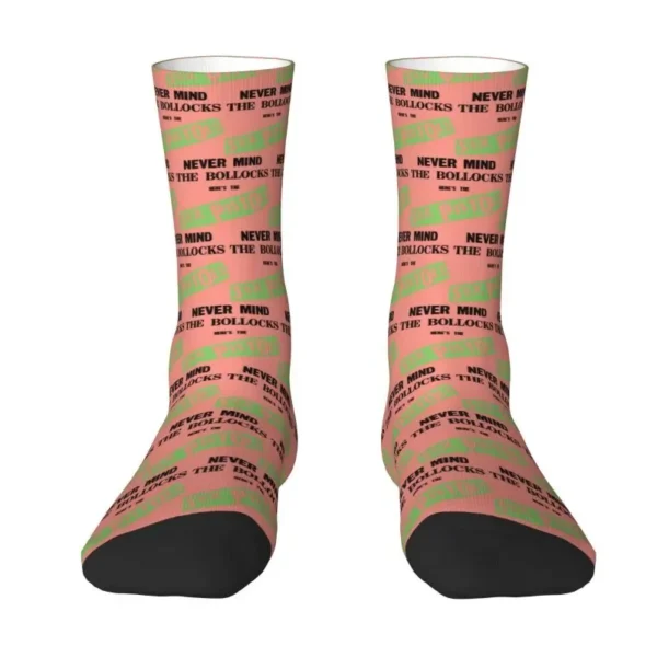 Cute Sex Guns Socks Men Women Warm 3D Print Heavy Metal Rock Band Printed Sports Basketball Socks