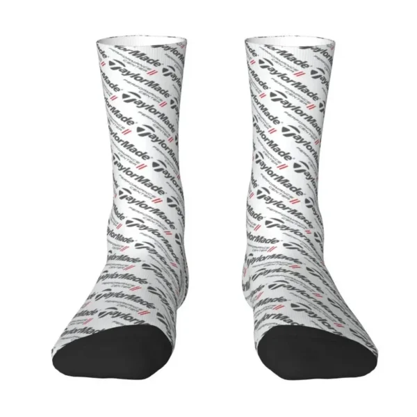 Golf Logo Men Women Crew Socks Unisex Funny 3D Printing Dress Socks