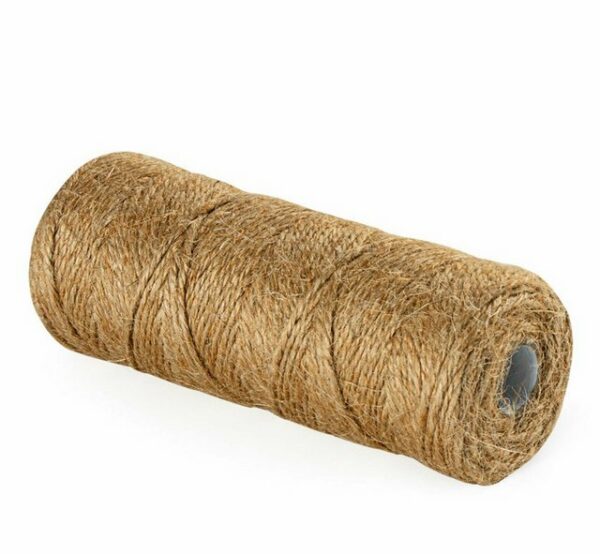 Homewit Bastelnaturmaterial Gartenschnur Kordel Bastelschnur Natürliche Jute Schnur Dekokordel, (Set 1-tlg), für Garten DIY Kunstgewerbe Gartenarbeit Geschenke Dekoration