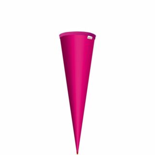 Roth Schultüte Roth Rohling, pink, 70 cm, rund, Rot(h)-Spitze, ohne Verschluss