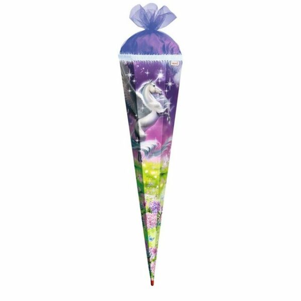 Roth Schultüte Roth Schultüte Magic Pegasus 85cm, Glitter & Glitzerborte