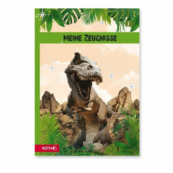 Roth Schultüte Roth Tyrannosaurus A4, wattiertes Cover, Folie