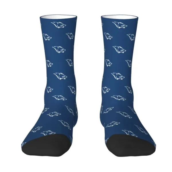 Skyrim Stormcloak Flag Logo Men Women Crew Socks Unisex Kawaii 3D Print Video Game Gamer Gift Dress Socks