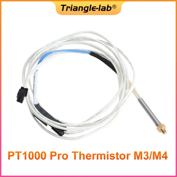 Trianglelab PT1000 Pro Thermistor Cartridge M3 M4 Screw Temperature Sensor High temPerature 450°C 3D Printer