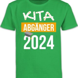 Shirtracer T-Shirt Kita Abgänger 2024 Einschulung Junge Schulanfang Geschenke