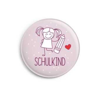 Button Schulkind (Mädchen)