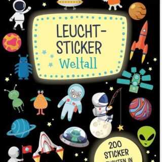 Leucht-Sticker - Weltall