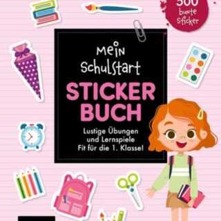 Mein Schulstart Stickerbuch (rosa)