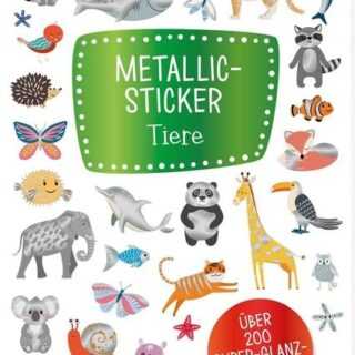 Metallic-Sticker Tiere