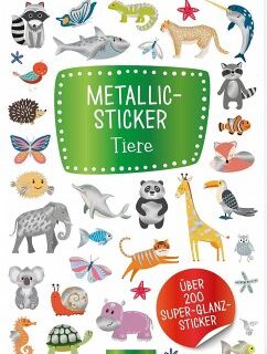 Metallic-Sticker - Tiere