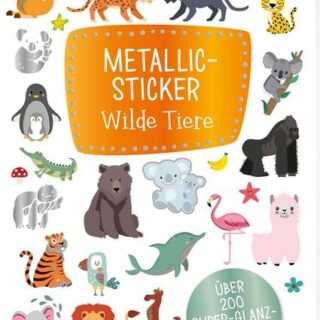 Metallic-Sticker - Wilde Tiere