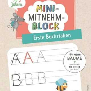 Mini-Mitnehm-Block Erste Buchstaben