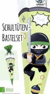 URSUS Schultüten-Bastelset "Ninja"