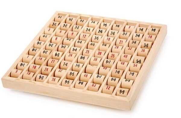 Legler Lernspielzeug small foot 11059 - Multiplizier Tabelle aus Holz, Lernspiel zum Erl...