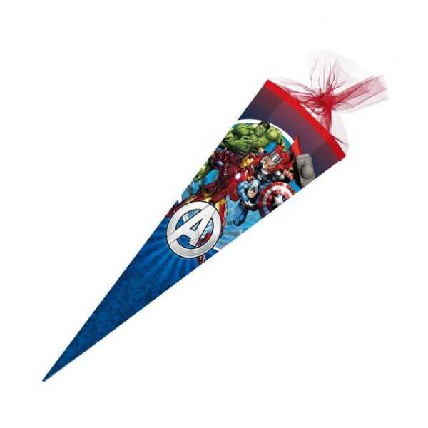 Nestler GmbH Feinkartonagen Schultüte Schultüte / Zuckertüte / 85cm / eckig / "Avengers