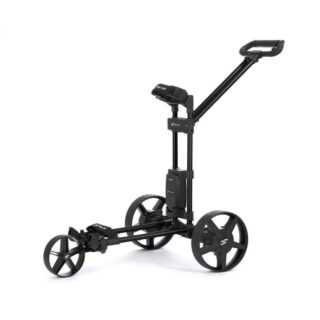 Flat Cat Touch Hybrid Elektro-Trolley inkl. Schirm- & Scorekartenhalter Black 27 Loch