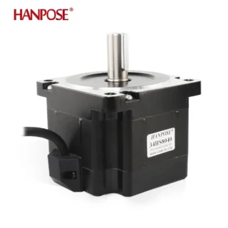 HANPOSE nema 34 stepper motor 34hs8040 sewing machine 4.0A 4N.M For 3D Printer Monitor Equipment high torque stepper motor