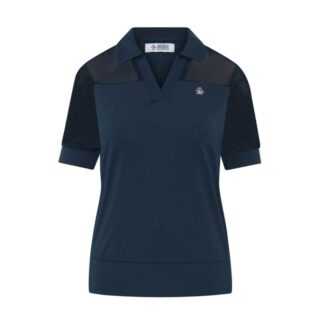 Original Penguin Golf 1/2 Sleeve Mesh Bloc Polo Damen | black iris M