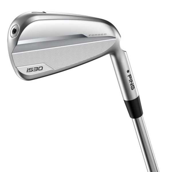 Ping i530 Eisensatz Stahl Herren LH / 5-9, PW, UW / Stiff Flex / Dynamic Gold MID100 S300 / Black Lie