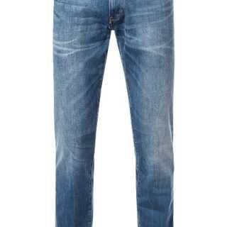 Wrangler Herren Jeans blau Baumwoll-Stretch Slim Fit