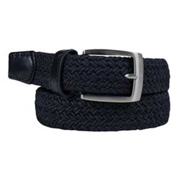 Alberto Basic Braided Gürtel Herren | navy-899 100