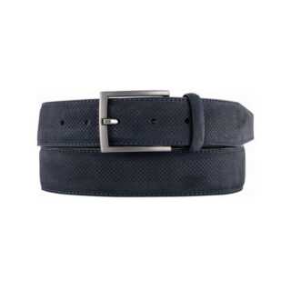 Alberto Leather Gürtel | dark blue-889 105