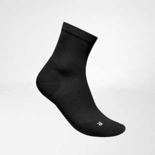 Bauerfeind Run Ultralight mid cut Socken Herren | black EU 44 - 46