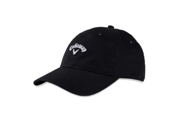 Callaway Heritage Twill Cap | Black/White