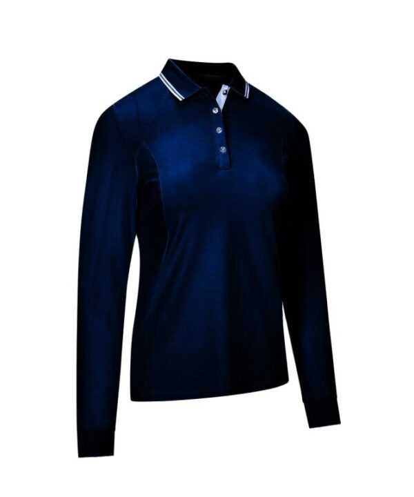 Callaway Long Sleeve Polo-Shirt Damen | peacoat XS