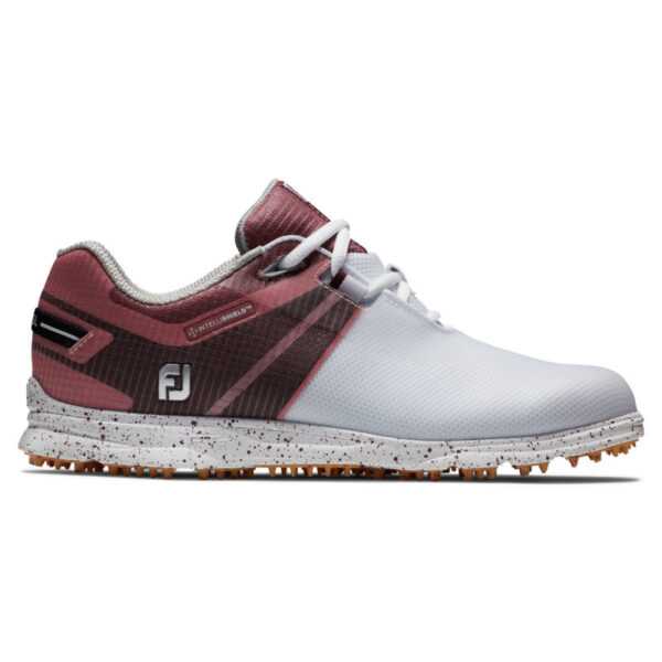 FootJoy Pro SL Sport Golf-Schuh Damen weiß-schwarz, burgunderrot EU 38,5 / Medium