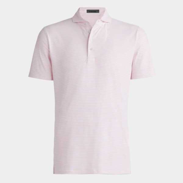 G/FORE Feeder stripe tech Polo Herren | blush L