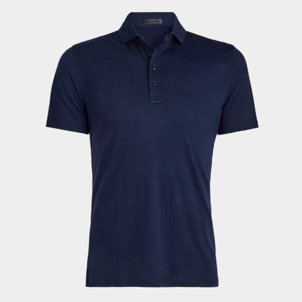 G/FORE Lightweight fine Wool Polo Herren | twilight L