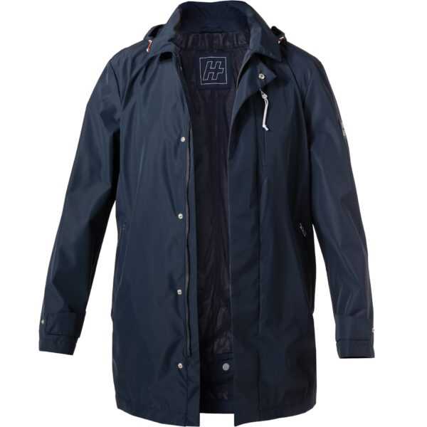 HECHTER PARIS Herren Jacke blau Mikrofaser unifarben