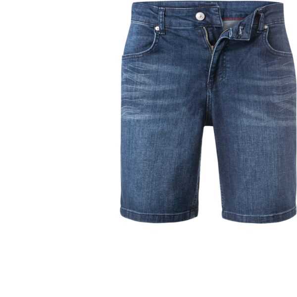 HECHTER PARIS Herren Jeansshorts blau Baumwoll-Stretch