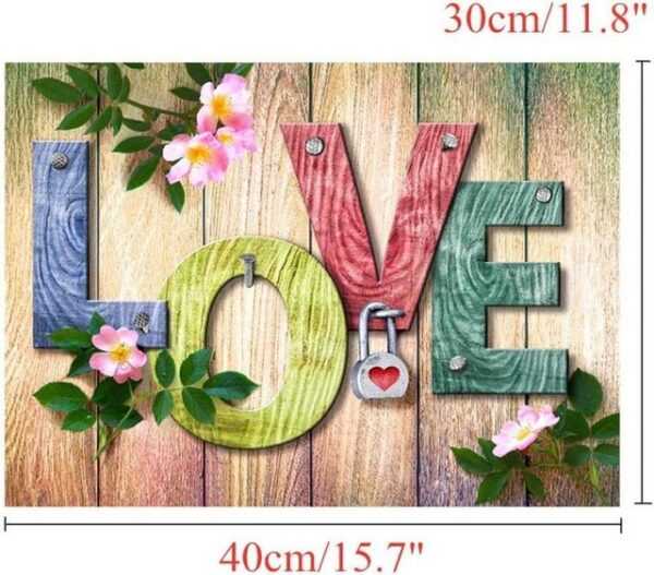 LA CUTE Malen nach Zahlen Love Bliss 5D Diamond Painting DIY Kit - 30x40cm (Diamantstickerei-Set, Ideal für kreative Entspannung), Präzise Farbabstimmung und hochwertige Diamanten.