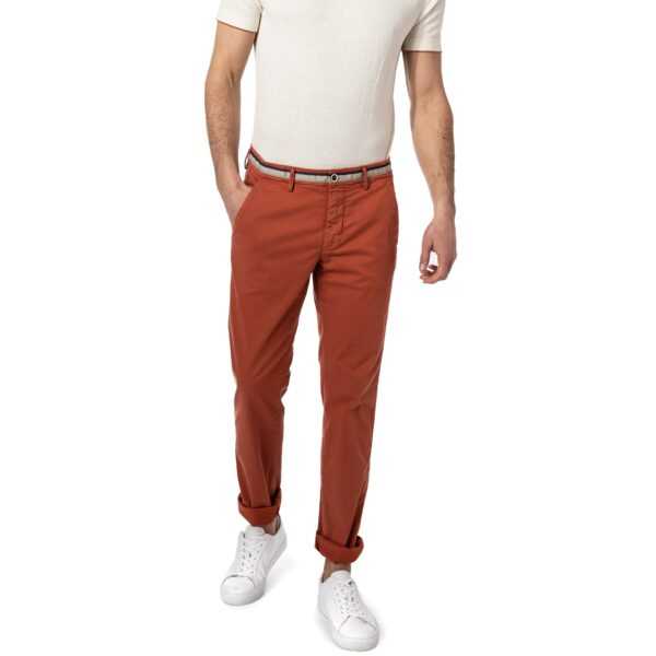 Mason's Herren Hosen rot, cognac Slim Fit