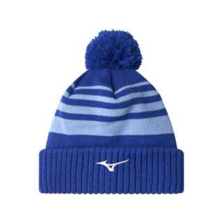 Mizuno Breath Thermo Pom Pom Beanie | blue one size